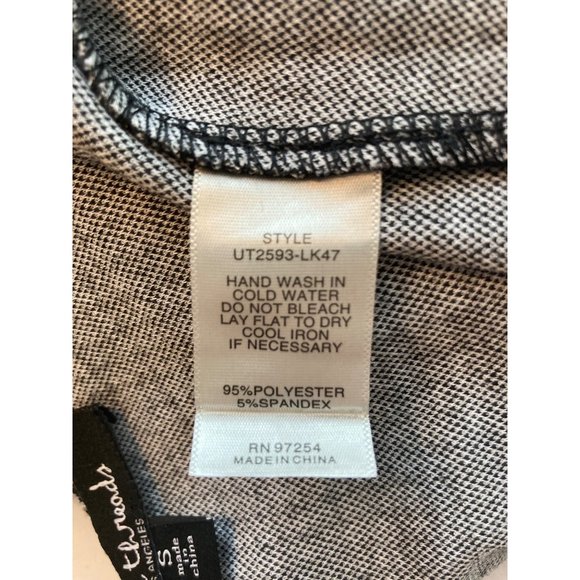 Mixed Threads Houndstooth Cutout Top - Picture 9 of 9